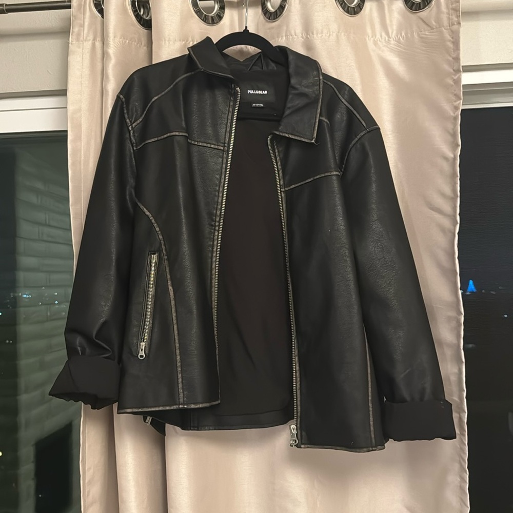 Pull&Bear Leather Jacket L - image 1
